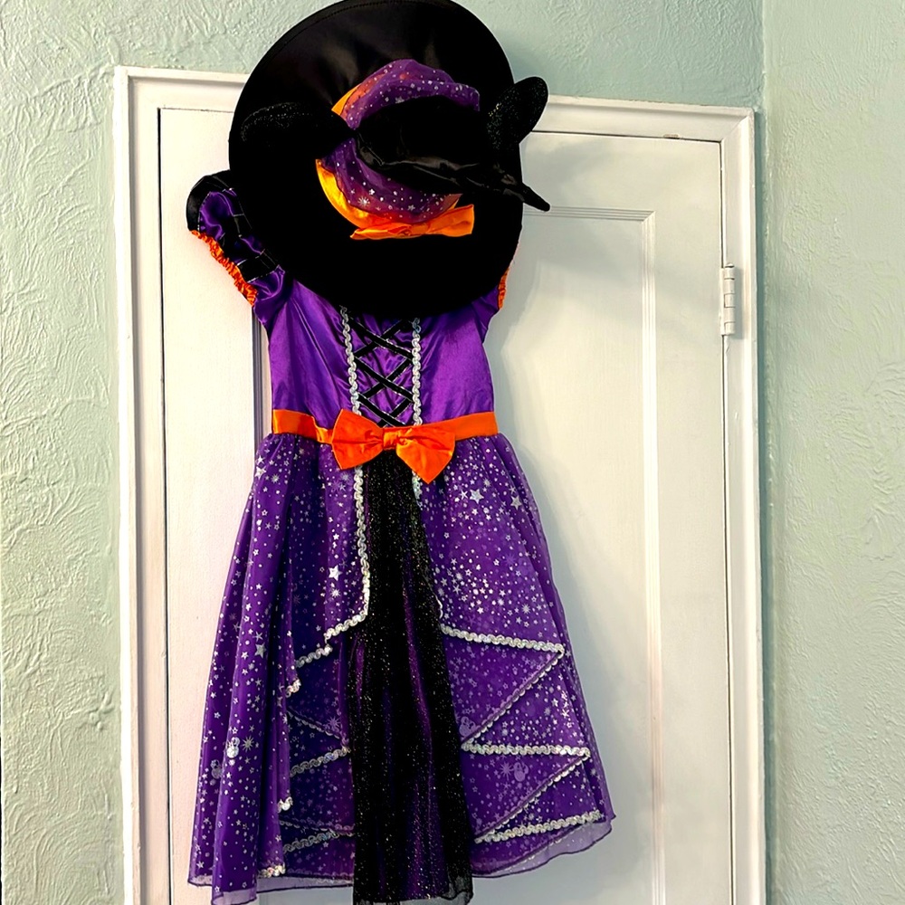 Disney Minnie Witch Halloween Costume Dress